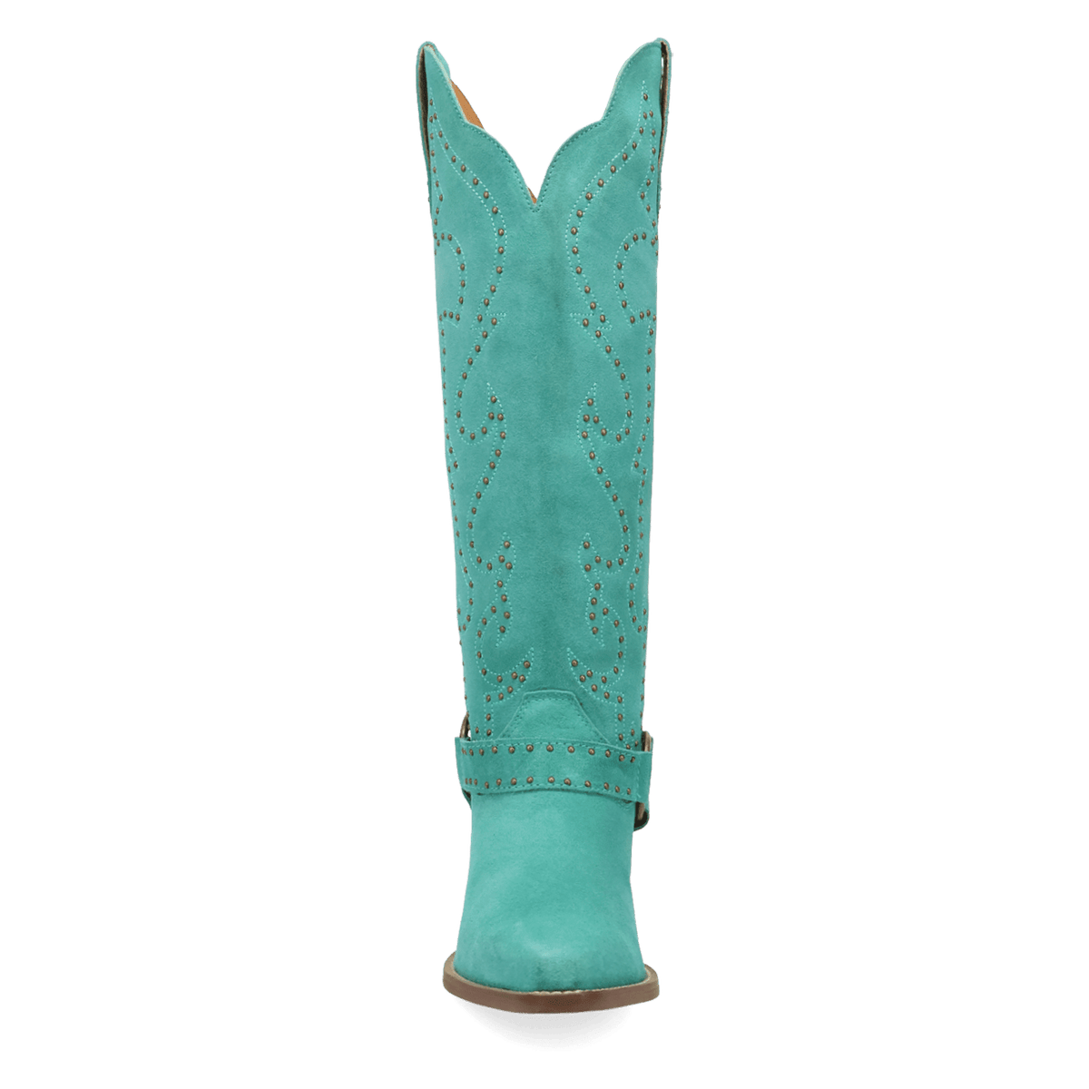 PRODUCT SHOT WICKED LEATHER BOOT AT FRONT ANGLE