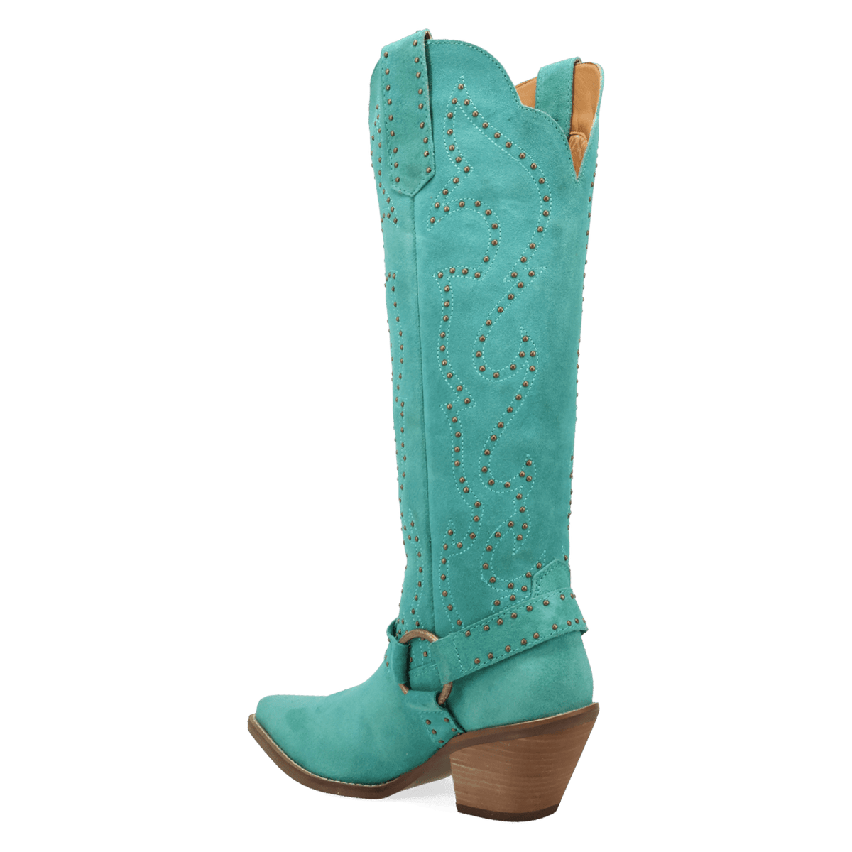 PRODUCT SHOT WICKED LEATHER BOOT AT 270 DEGREE ANGLE
