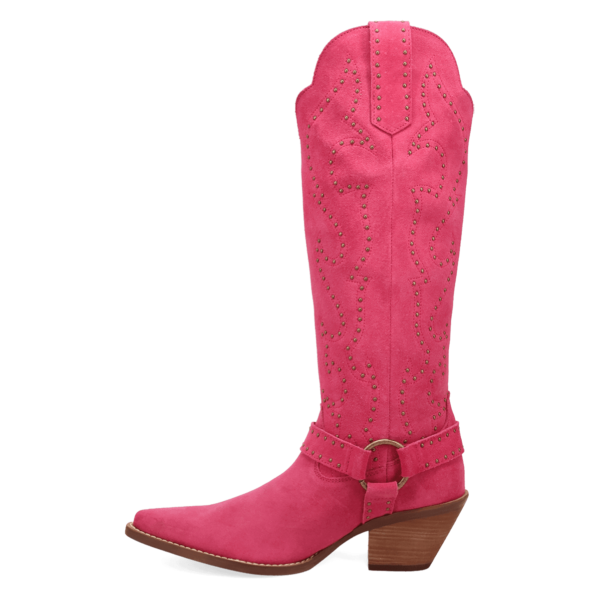 PRODUCT SHOT WICKED LEATHER BOOT AT 135 DEGREE OUTSIDE ANGLE