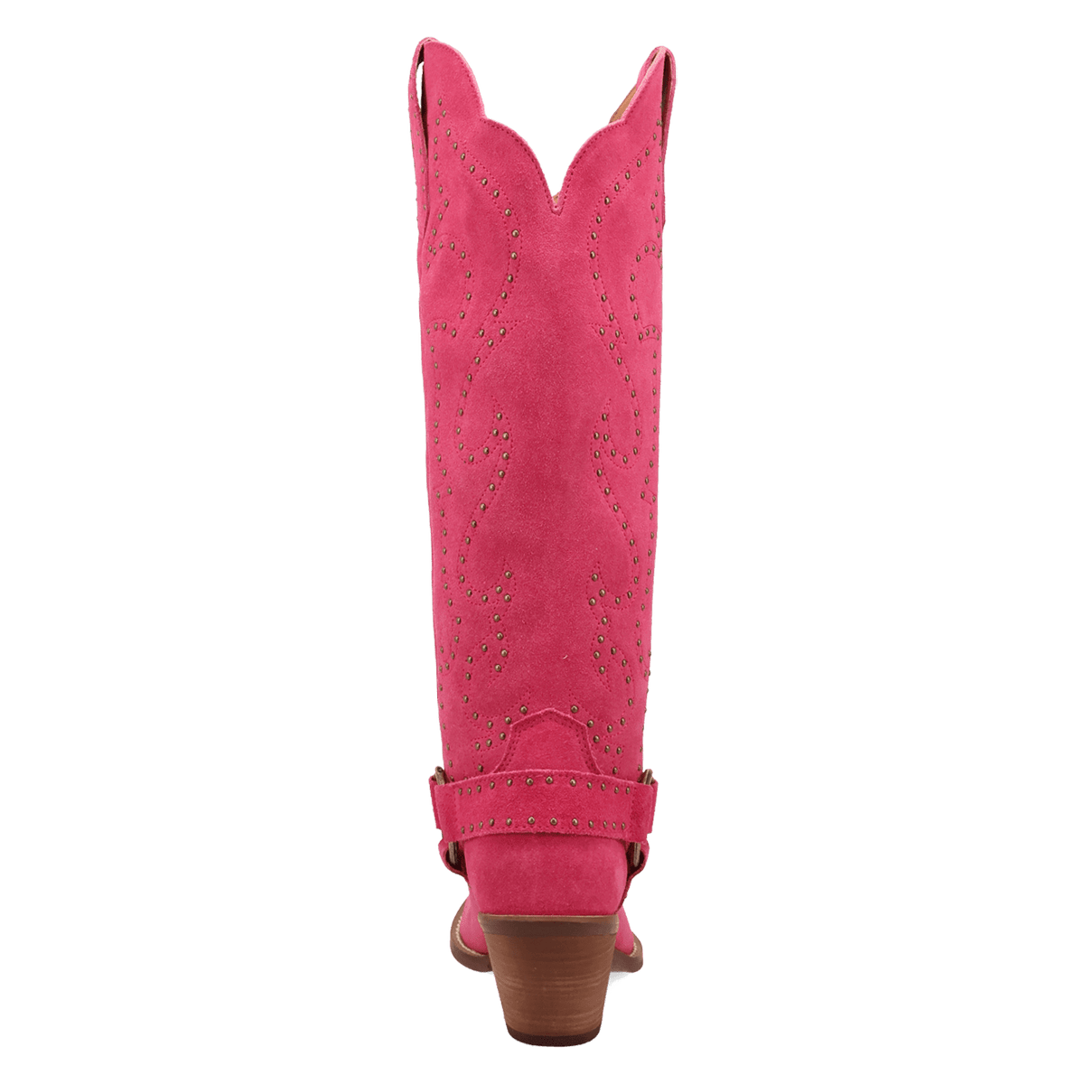 PRODUCT SHOT WICKED LEATHER BOOT AT 180 DEGREE BACK ANGLE
