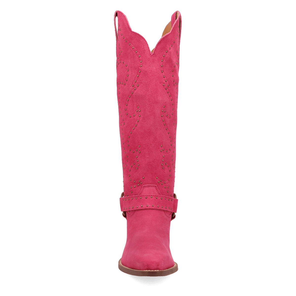 PRODUCT SHOT WICKED LEATHER BOOT AT FRONT ANGLE