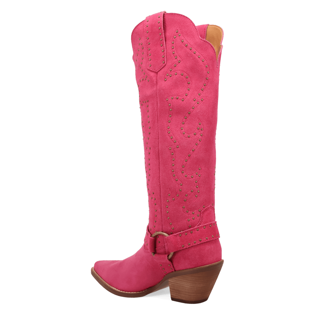 PRODUCT SHOT WICKED LEATHER BOOT AT 270 DEGREE ANGLE