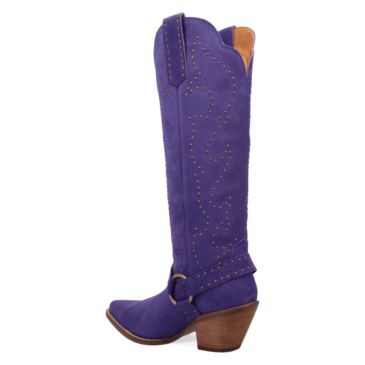PRODUCT SHOT WICKED LEATHER BOOT AT 270 DEGREE ANGLE