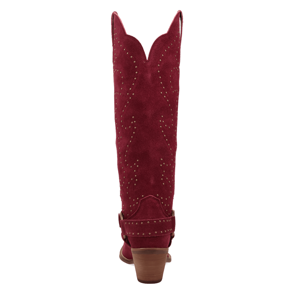 PRODUCT SHOT WICKED LEATHER BOOT AT 180 DEGREE BACK ANGLE