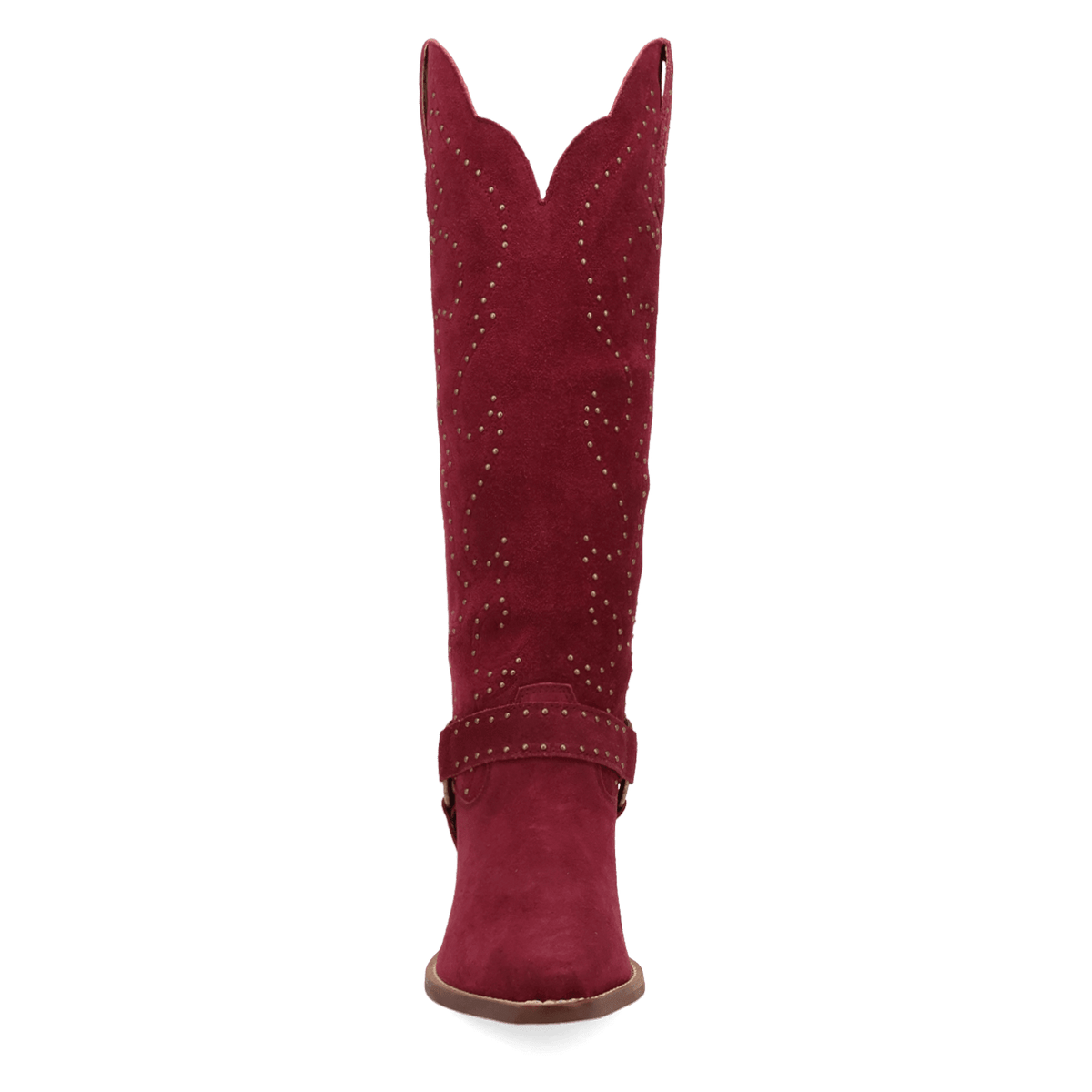 PRODUCT SHOT WICKED LEATHER BOOT AT FRONT ANGLE