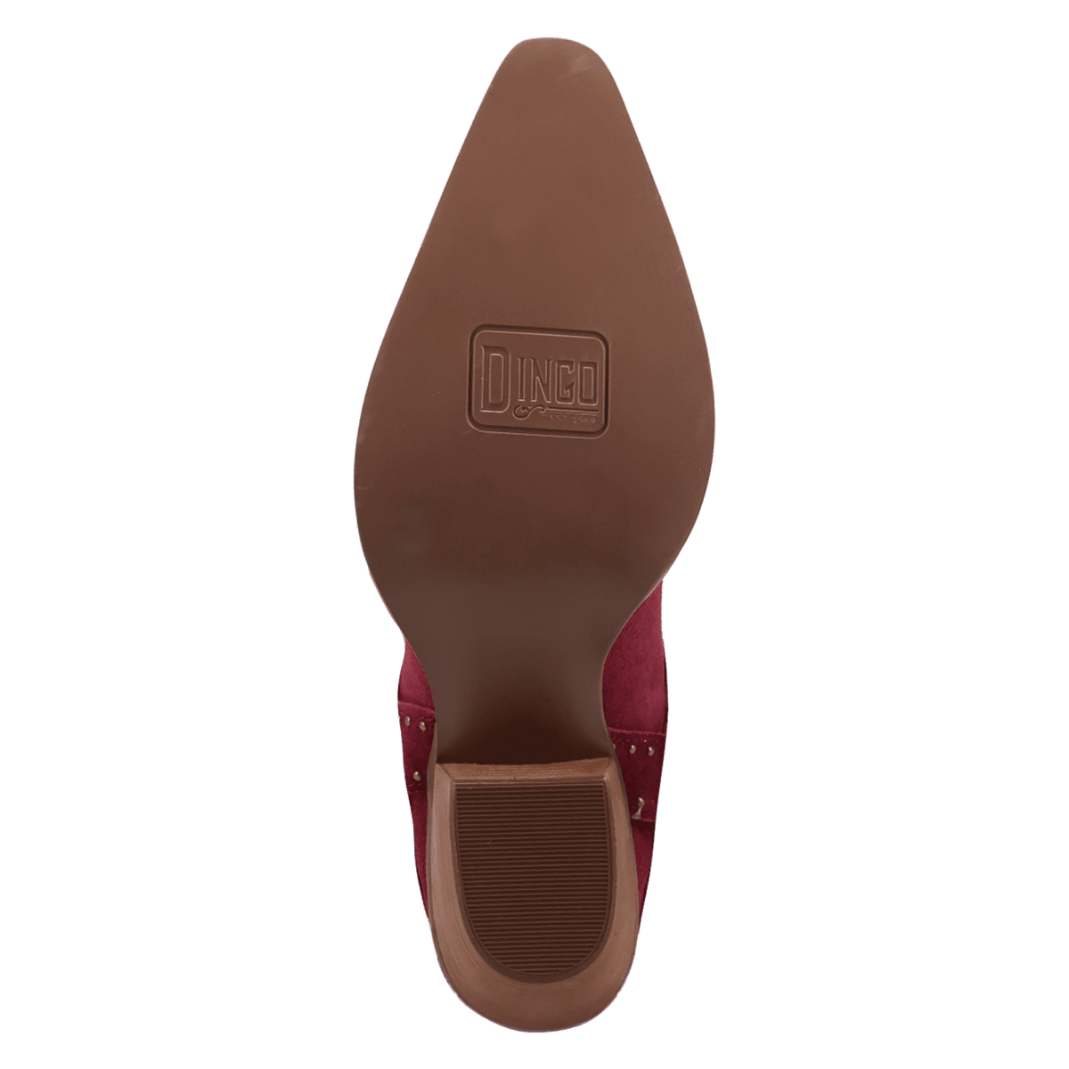 PRODUCT SHOT WICKED LEATHER BOOT AT OUTSOLE ANGLE