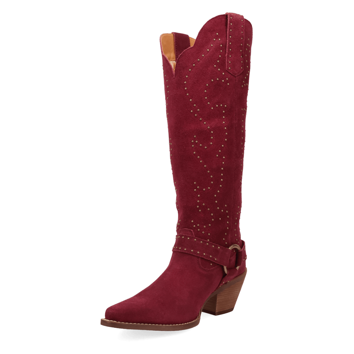 PRODUCT SHOT WICKED LEATHER BOOT AT 225 DEGREE ANGLE