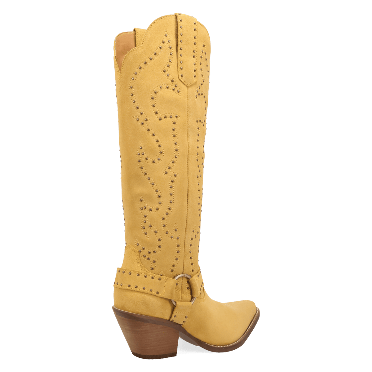 PRODUCT SHOT WICKED LEATHER BOOT AT 315 DEGREE ANGLE