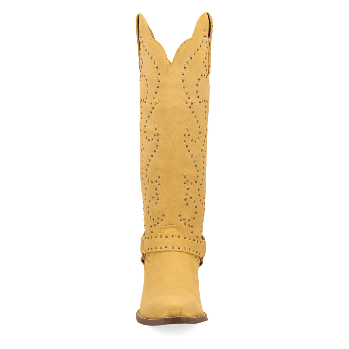 PRODUCT SHOT WICKED LEATHER BOOT AT FRONT ANGLE