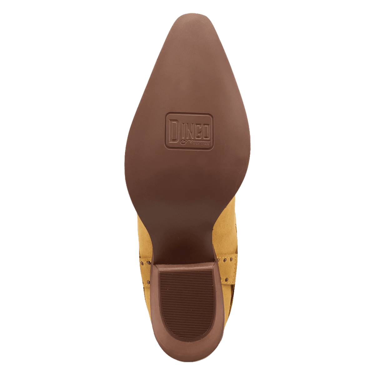 PRODUCT SHOT WICKED LEATHER BOOT AT OUTSOLE ANGLE