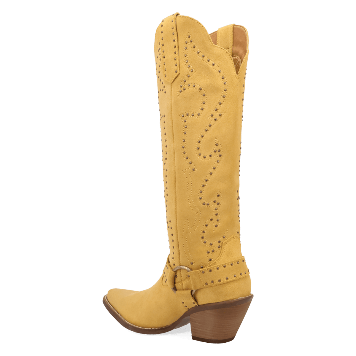 PRODUCT SHOT WICKED LEATHER BOOT AT 270 DEGREE ANGLE