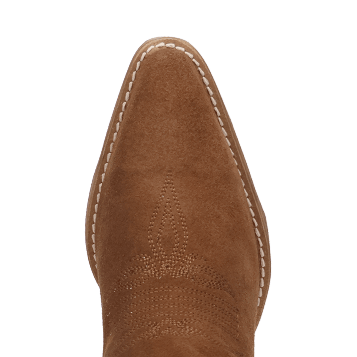 PRODUCT SHOT PALOMA SUEDE LEATHER BOOTIE AT TOE ANGLE