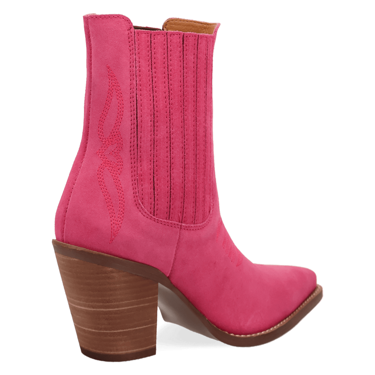 PRODUCT SHOT PALOMA SUEDE LEATHER BOOTIE AT 315 DEGREE ANGLE