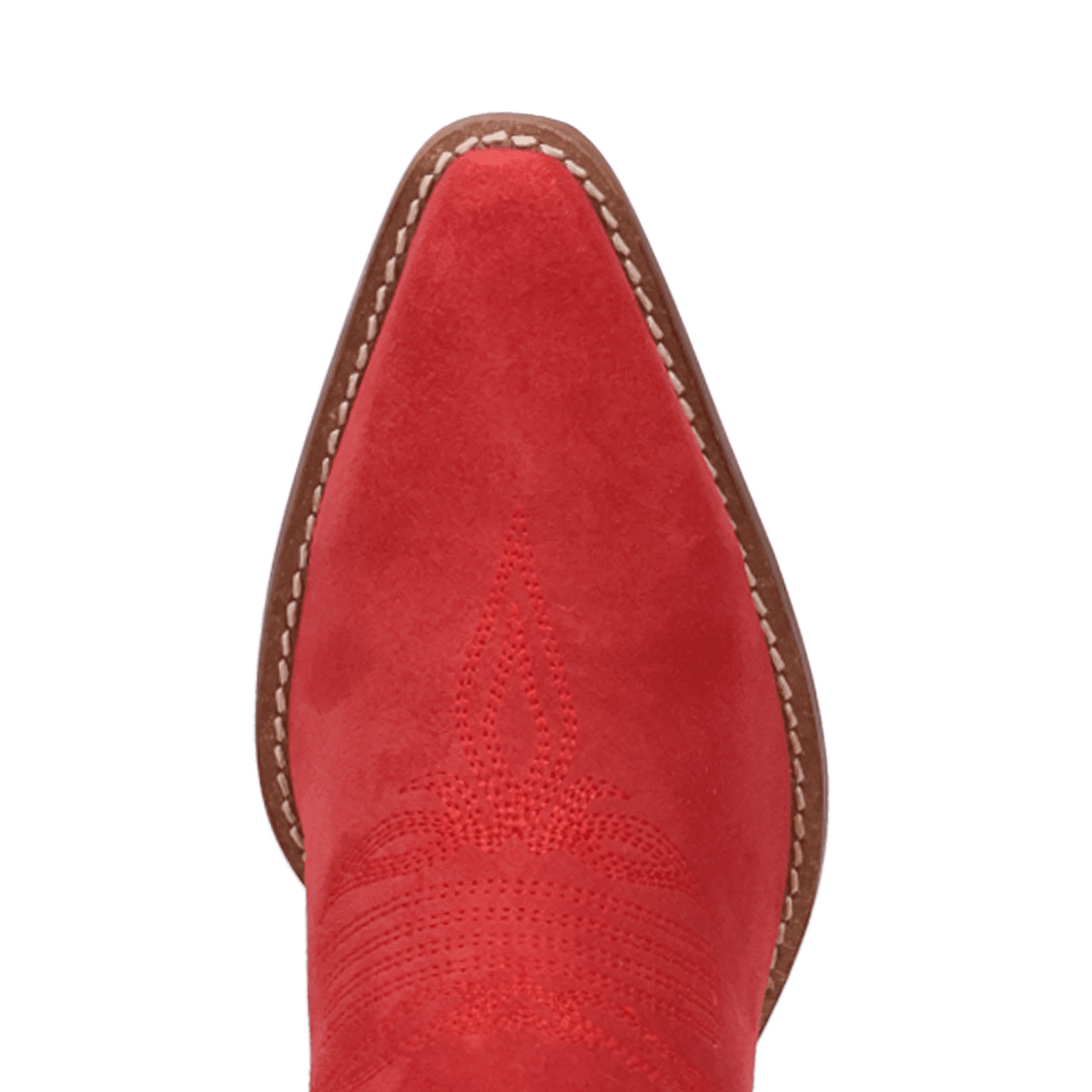 PRODUCT SHOT PALOMA SUEDE LEATHER BOOTIE AT TOE ANGLE