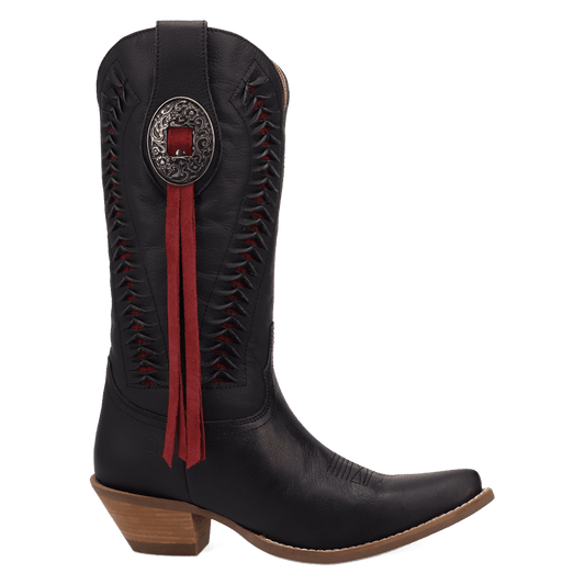 PRODUCT SHOT MARRAKESH LEATHER BOOT AT 90 DEGREE INSIDE ANGLE