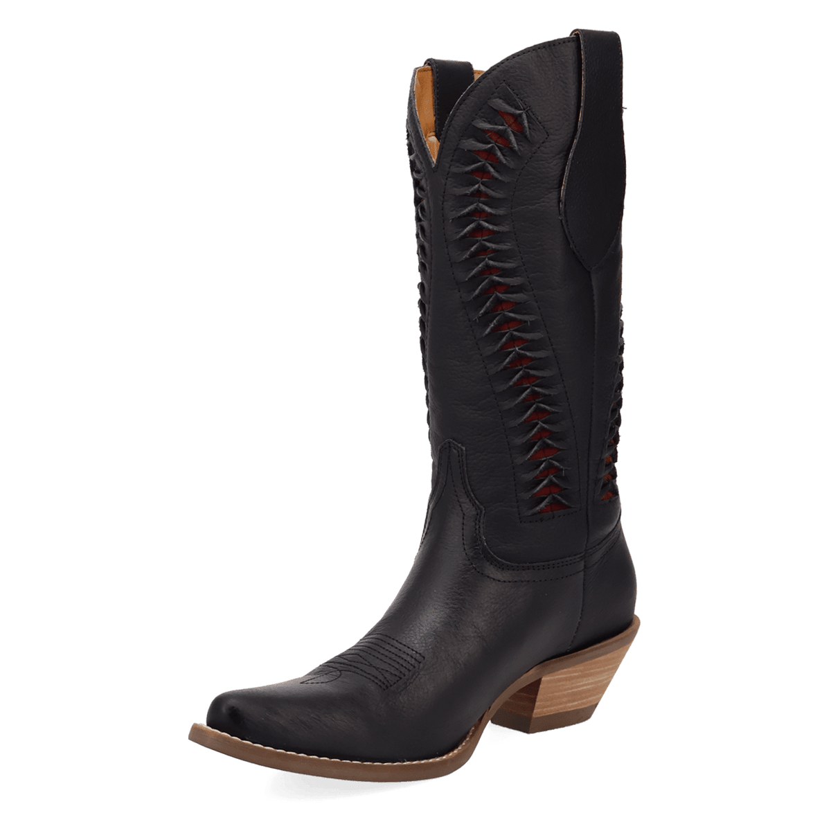 PRODUCT SHOT MARRAKESH LEATHER BOOT AT 225 DEGREE ANGLE