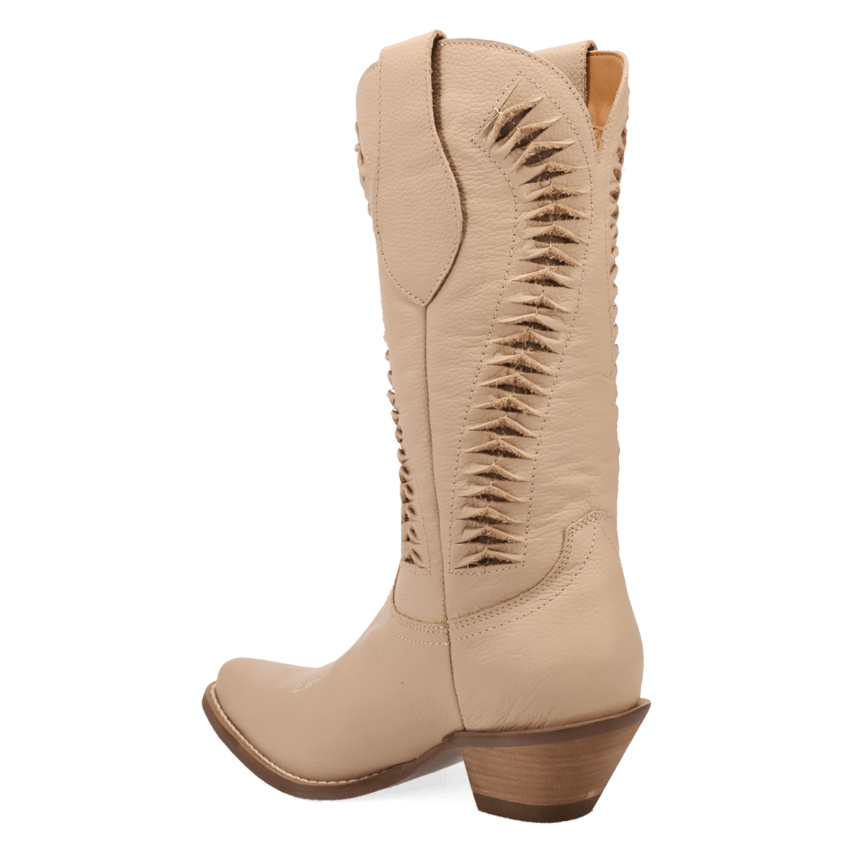 PRODUCT SHOT MARRAKESH LEATHER BOOT AT 270 DEGREE ANGLE