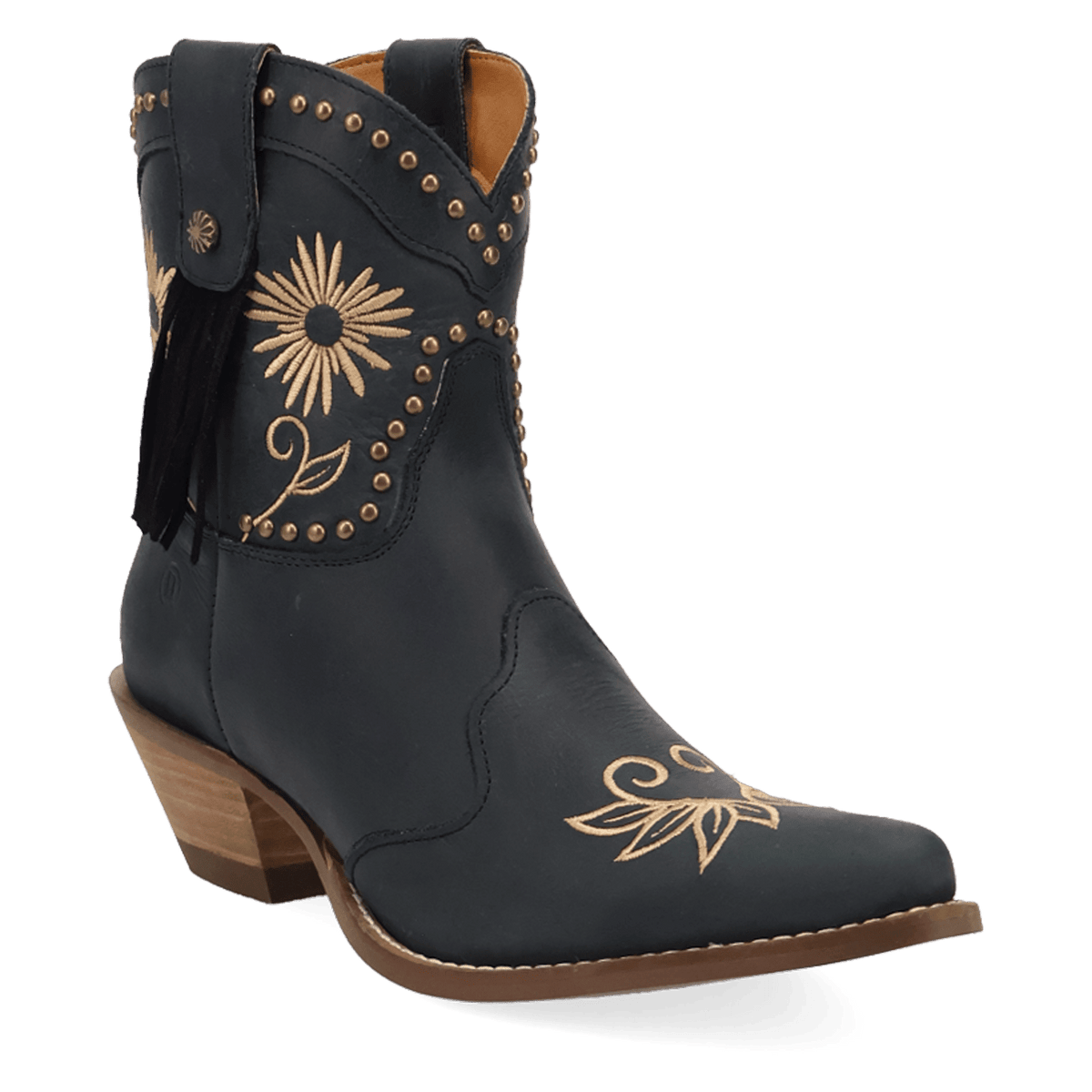 PRODUCT SHOT COUNTRY CUTE LEATHER BOOTIE AT 45 DEGREE ANGLE