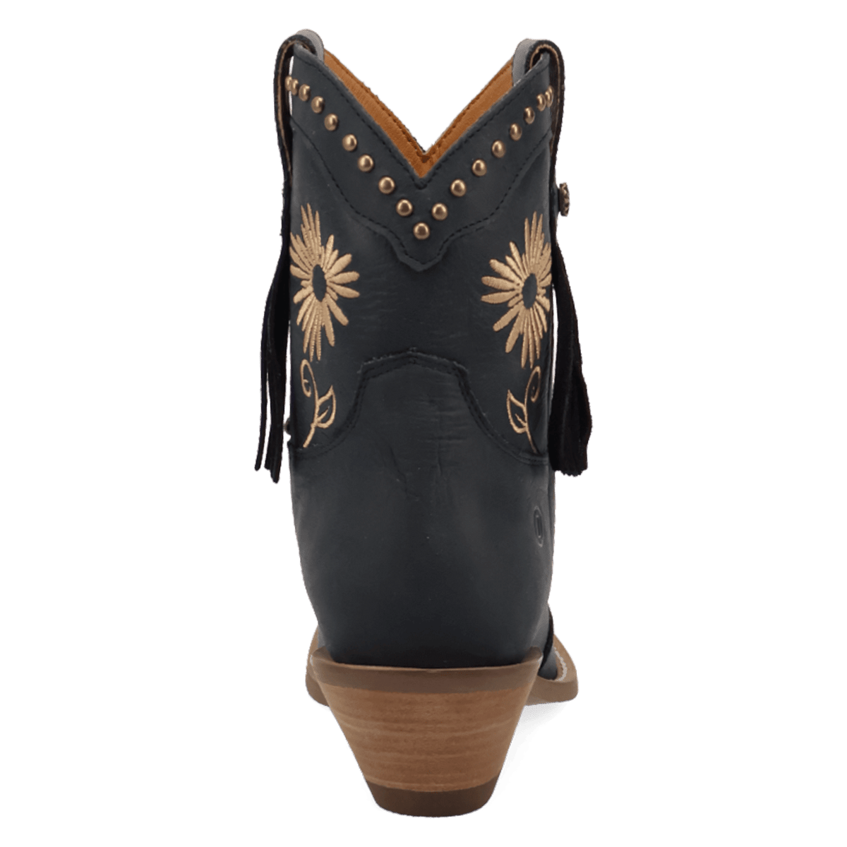PRODUCT SHOT COUNTRY CUTE LEATHER BOOTIE AT 180 DEGREE BACK ANGLE