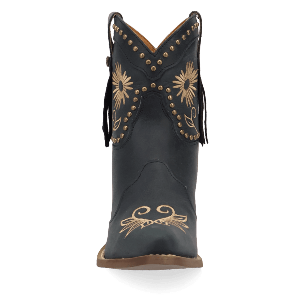 PRODUCT SHOT COUNTRY CUTE LEATHER BOOTIE AT FRONT ANGLE