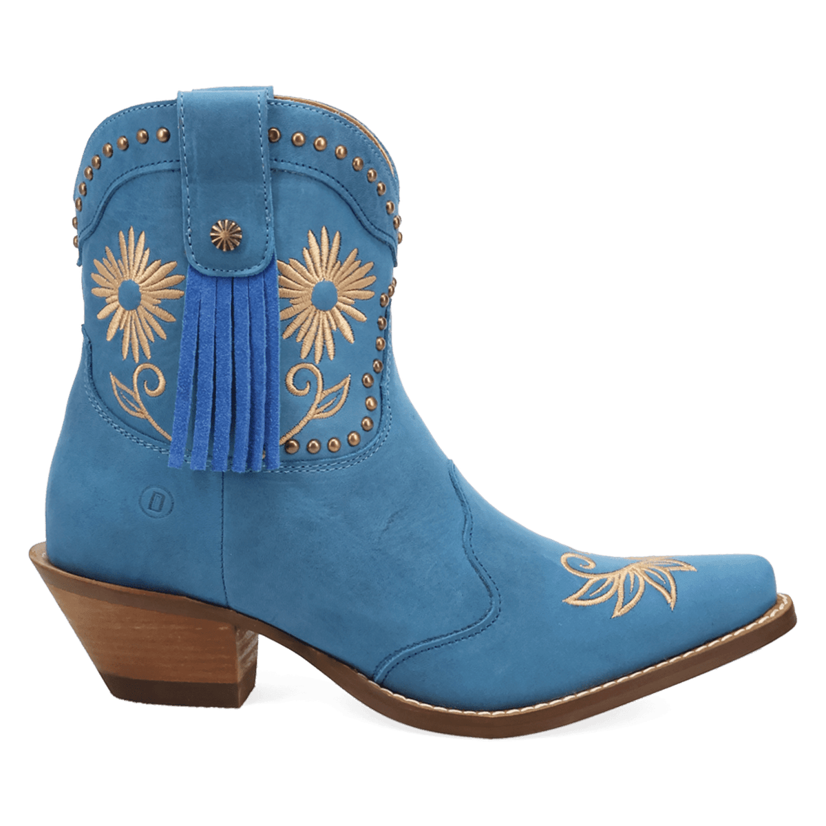 PRODUCT SHOT COUNTRY CUTE LEATHER BOOTIE AT 90 DEGREE INSIDE ANGLE