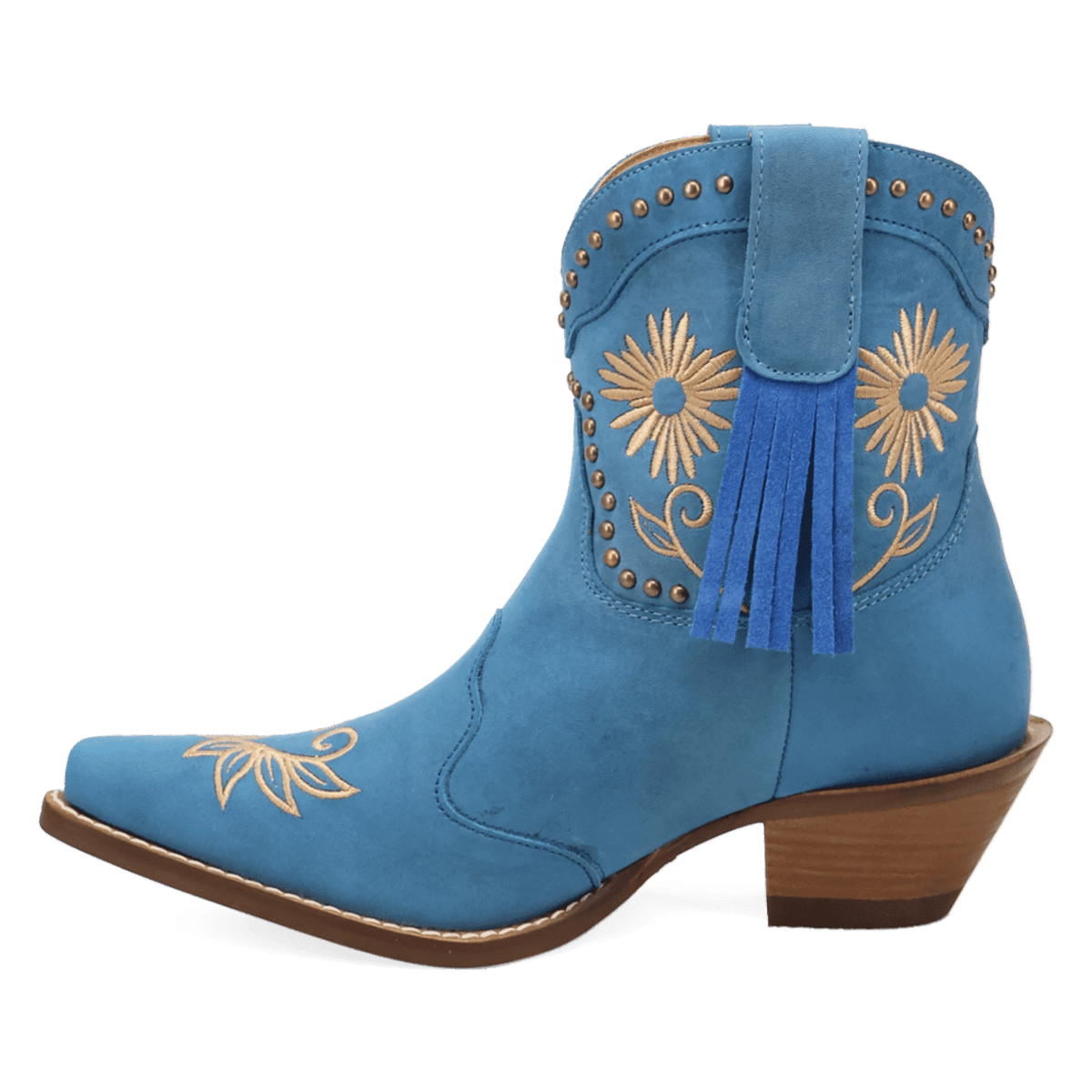PRODUCT SHOT COUNTRY CUTE LEATHER BOOTIE AT 135 DEGREE OUTSIDE ANGLE