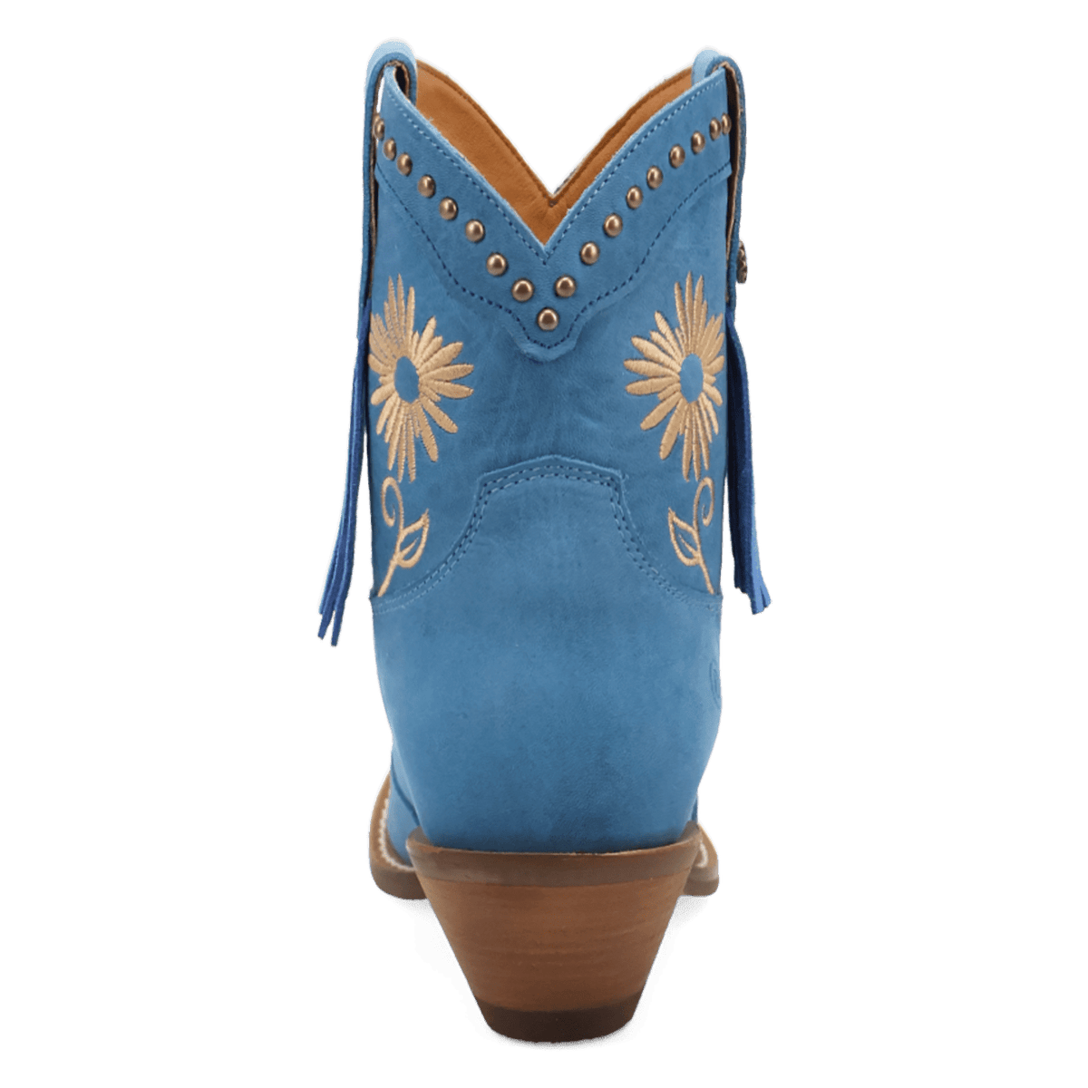 PRODUCT SHOT COUNTRY CUTE LEATHER BOOTIE AT 180 DEGREE BACK ANGLE