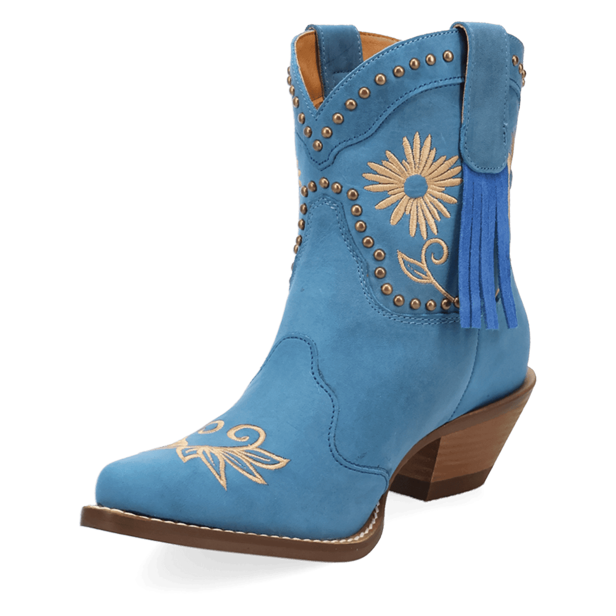 PRODUCT SHOT COUNTRY CUTE LEATHER BOOTIE AT 225 DEGREE ANGLE