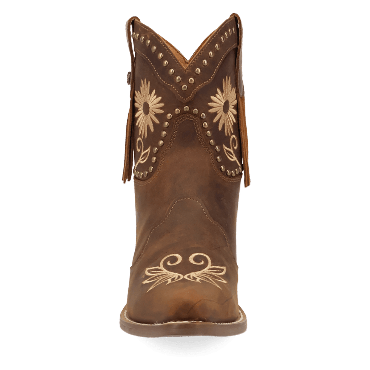 PRODUCT SHOT COUNTRY CUTE LEATHER BOOTIE AT FRONT ANGLE