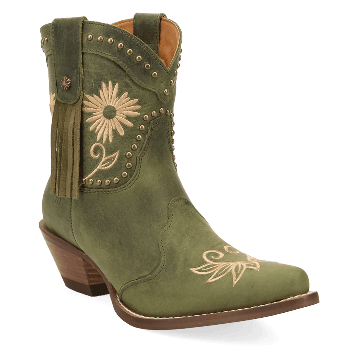 PRODUCT SHOT COUNTRY CUTE LEATHER BOOTIE AT 45 DEGREE ANGLE