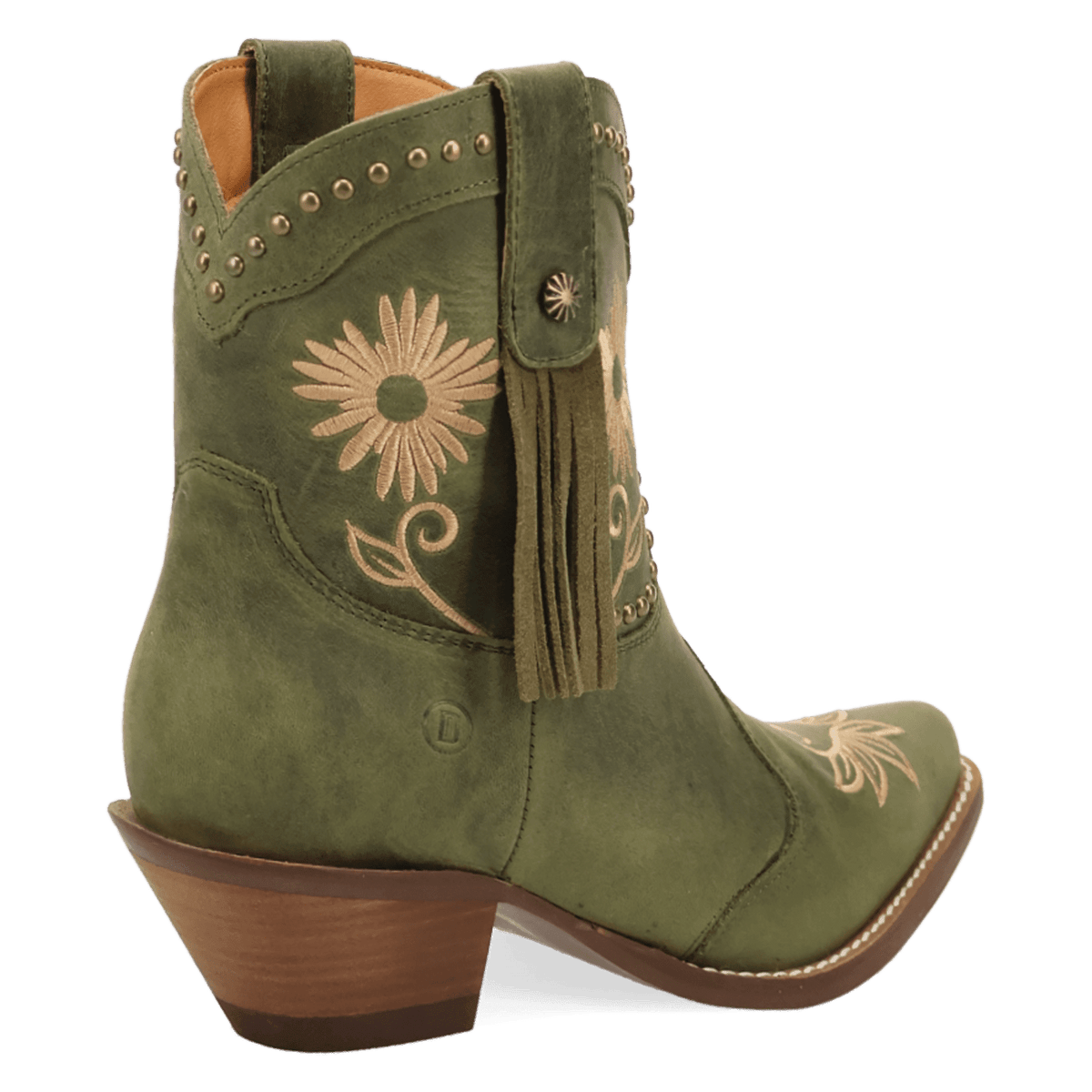 PRODUCT SHOT COUNTRY CUTE LEATHER BOOTIE AT 315 DEGREE ANGLE