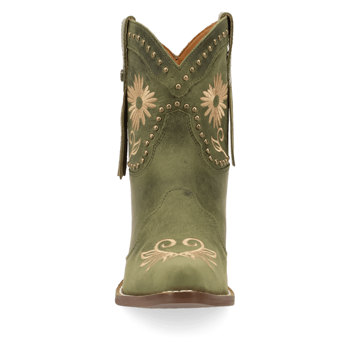 PRODUCT SHOT COUNTRY CUTE LEATHER BOOTIE AT FRONT ANGLE