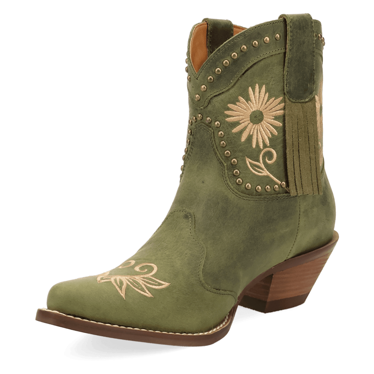 PRODUCT SHOT COUNTRY CUTE LEATHER BOOTIE AT 225 DEGREE ANGLE