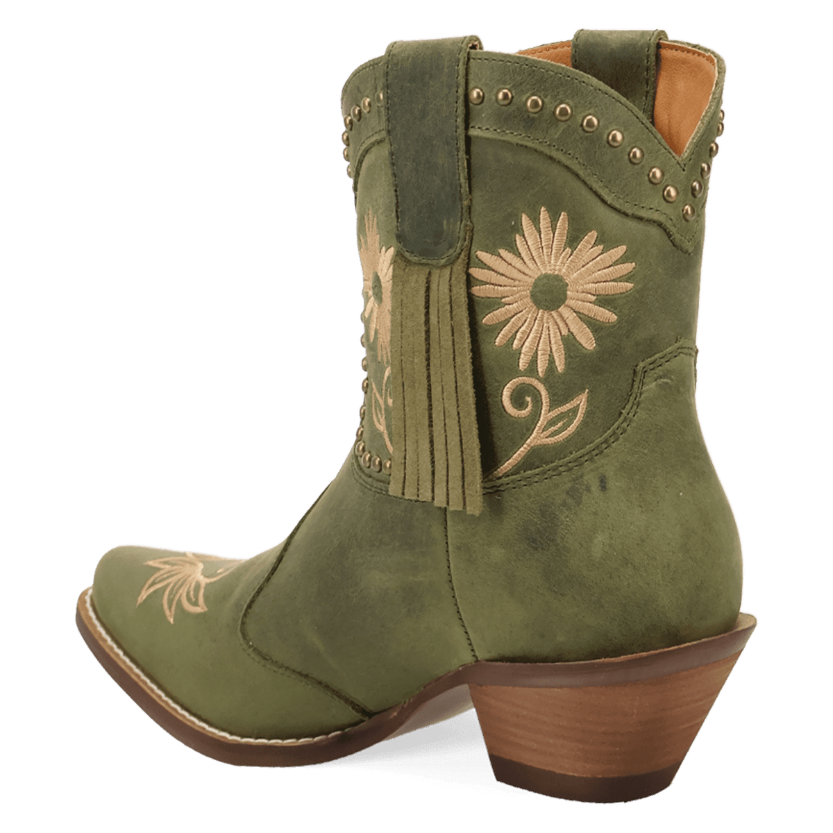 PRODUCT SHOT COUNTRY CUTE LEATHER BOOTIE AT 270 DEGREE ANGLE