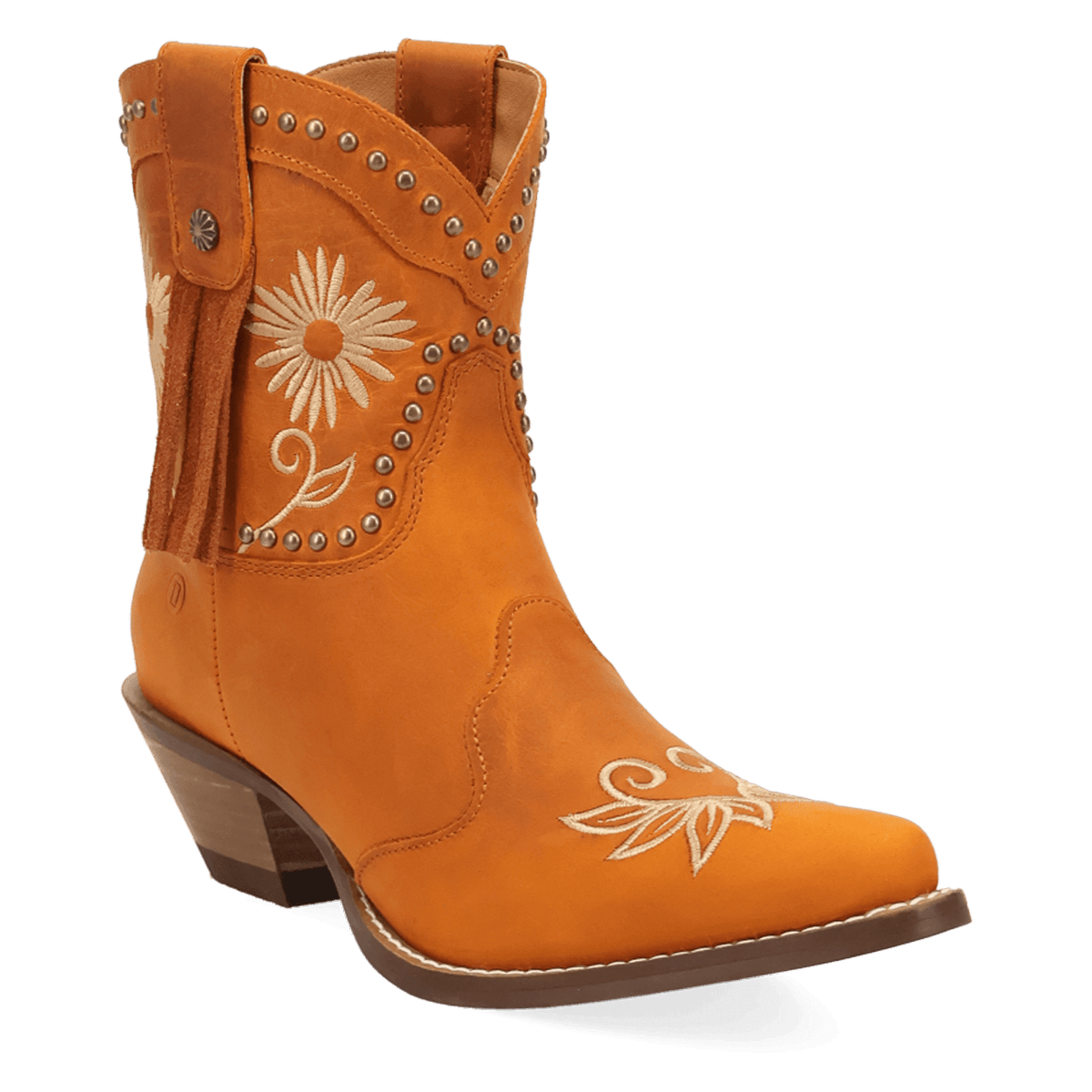 PRODUCT SHOT COUNTRY CUTE LEATHER BOOTIE AT 45 DEGREE ANGLE