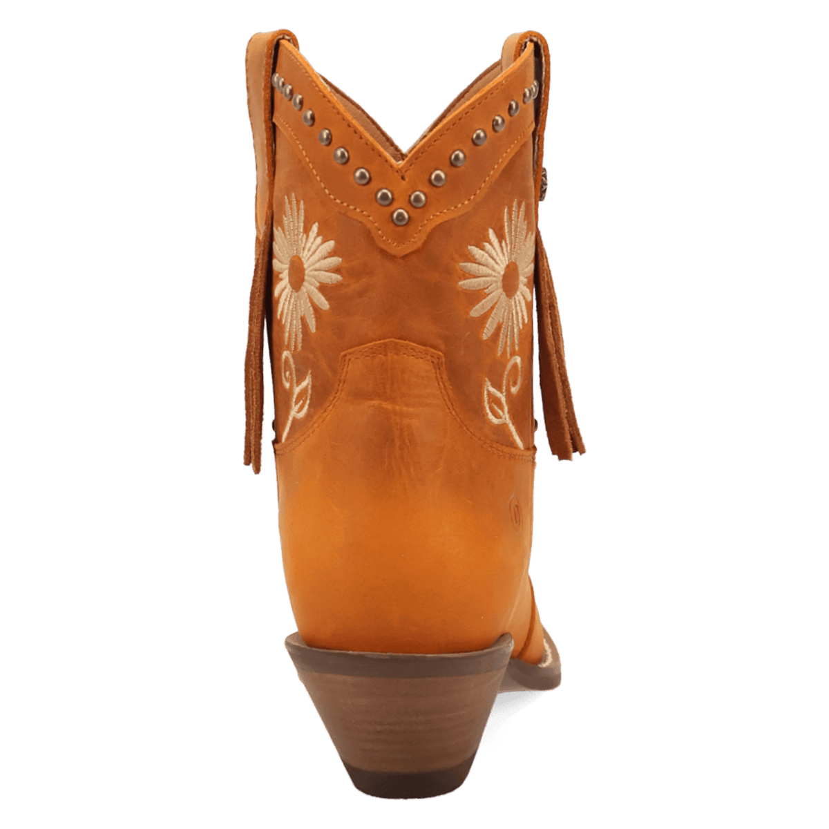 PRODUCT SHOT COUNTRY CUTE LEATHER BOOTIE AT 180 DEGREE BACK ANGLE