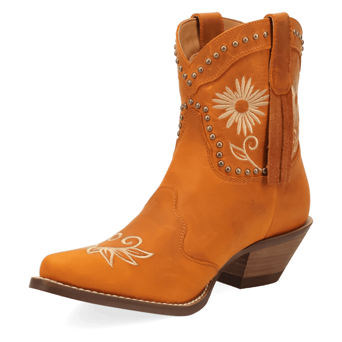 PRODUCT SHOT COUNTRY CUTE LEATHER BOOTIE AT 225 DEGREE ANGLE