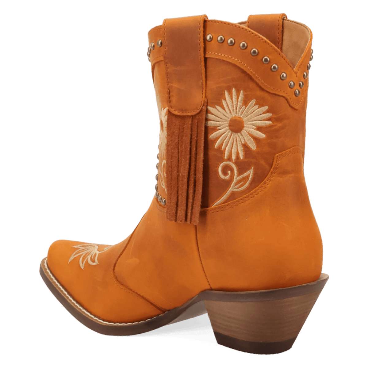 PRODUCT SHOT COUNTRY CUTE LEATHER BOOTIE AT 270 DEGREE ANGLE