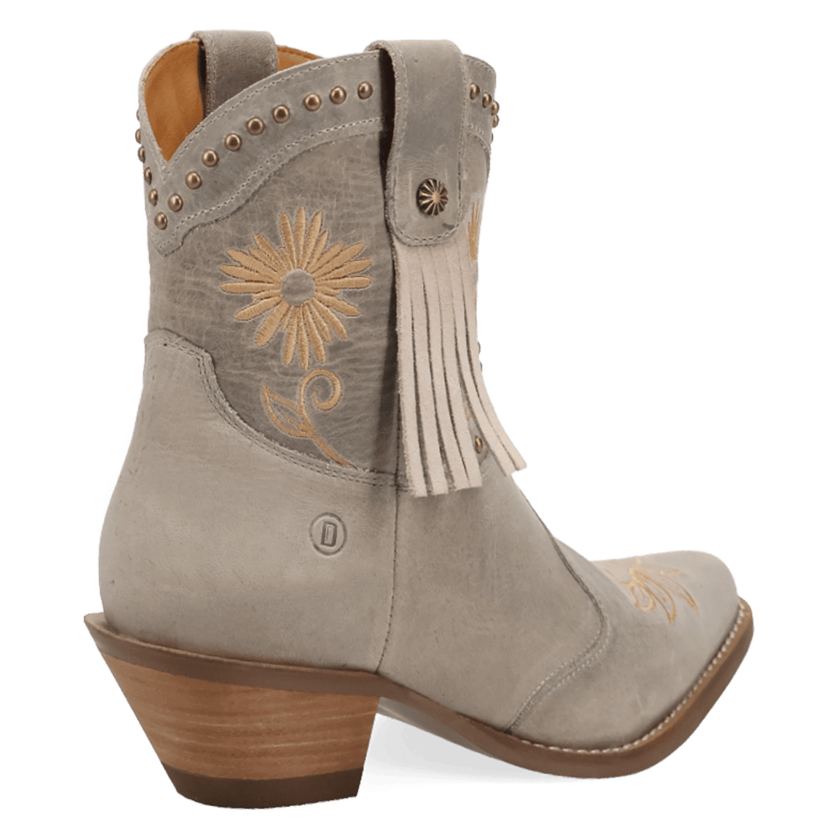 PRODUCT SHOT COUNTRY CUTE LEATHER BOOTIE AT 315 DEGREE ANGLE