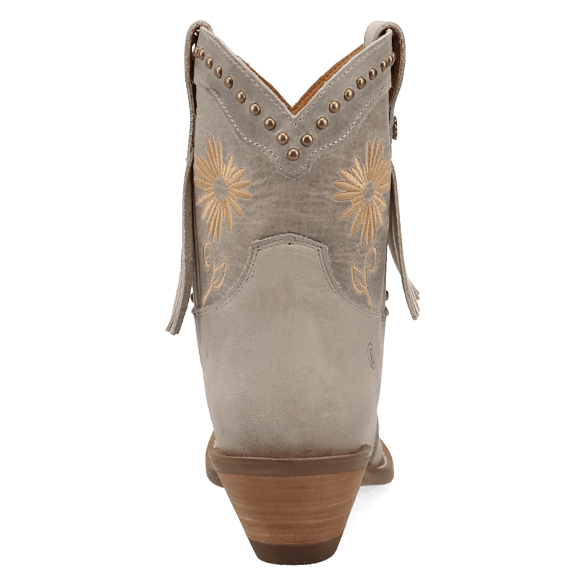 PRODUCT SHOT COUNTRY CUTE LEATHER BOOTIE AT 180 DEGREE BACK ANGLE