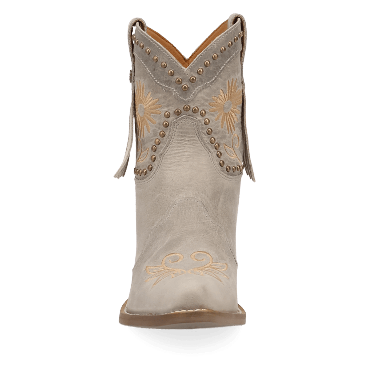 PRODUCT SHOT COUNTRY CUTE LEATHER BOOTIE AT FRONT ANGLE