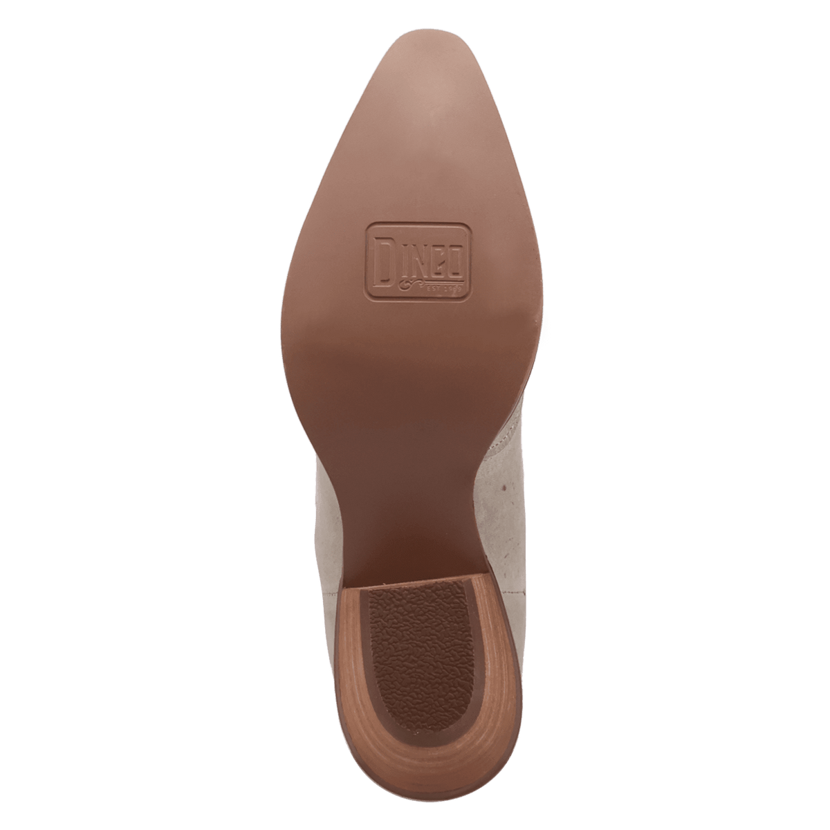 PRODUCT SHOT COUNTRY CUTE LEATHER BOOTIE AT OUTSOLE ANGLE