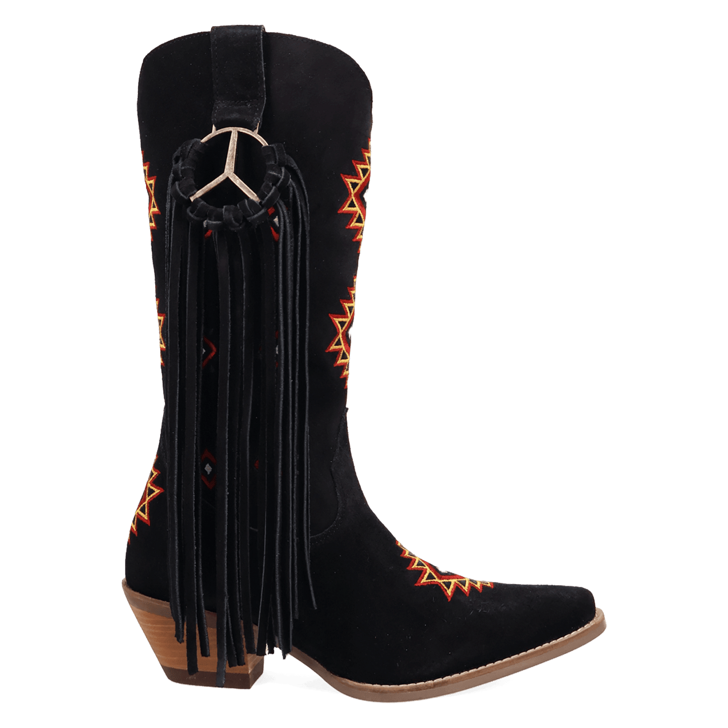 PRODUCT SHOT SWEET DREAMS LEATHER BOOT AT 90 DEGREE INSIDE ANGLE