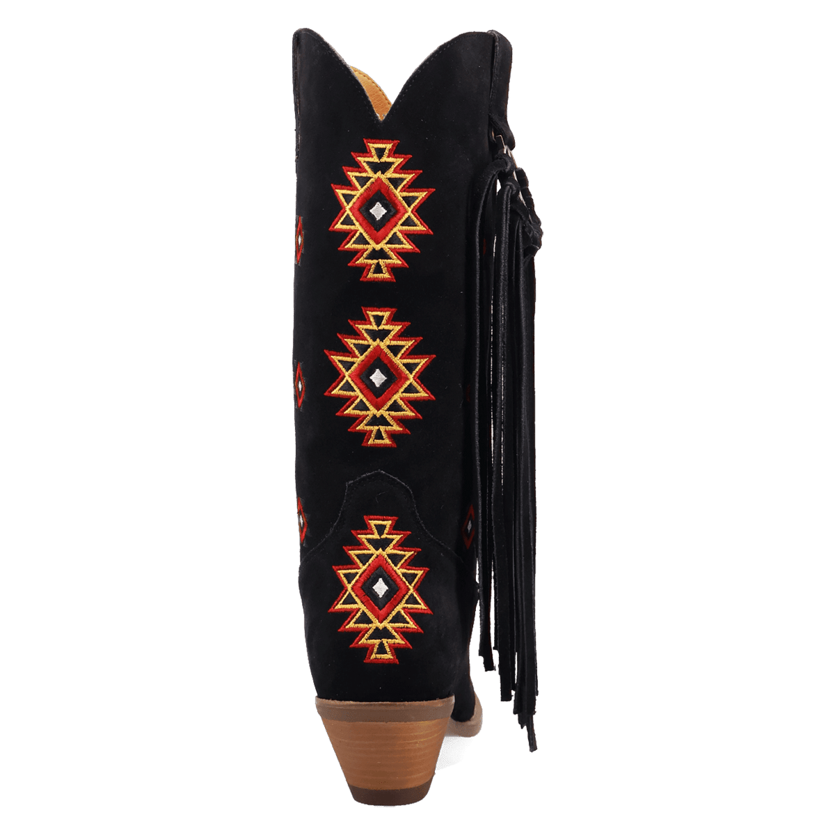 PRODUCT SHOT SWEET DREAMS LEATHER BOOT AT 180 DEGREE BACK ANGLE