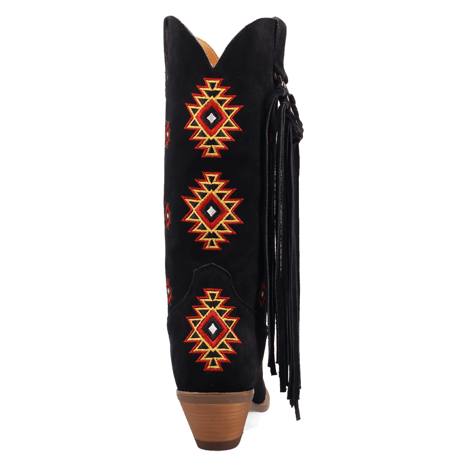 PRODUCT SHOT SWEET DREAMS LEATHER BOOT AT 180 DEGREE BACK ANGLE