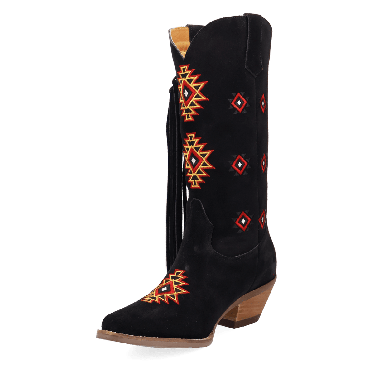 PRODUCT SHOT SWEET DREAMS LEATHER BOOT AT 225 DEGREE ANGLE