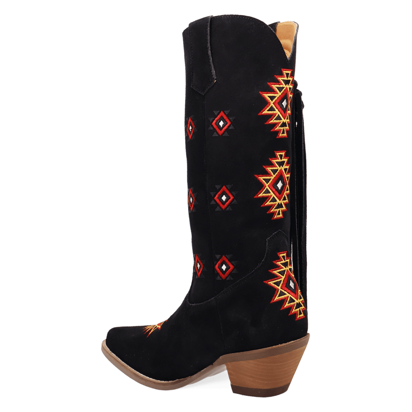 PRODUCT SHOT SWEET DREAMS LEATHER BOOT AT 270 DEGREE ANGLE