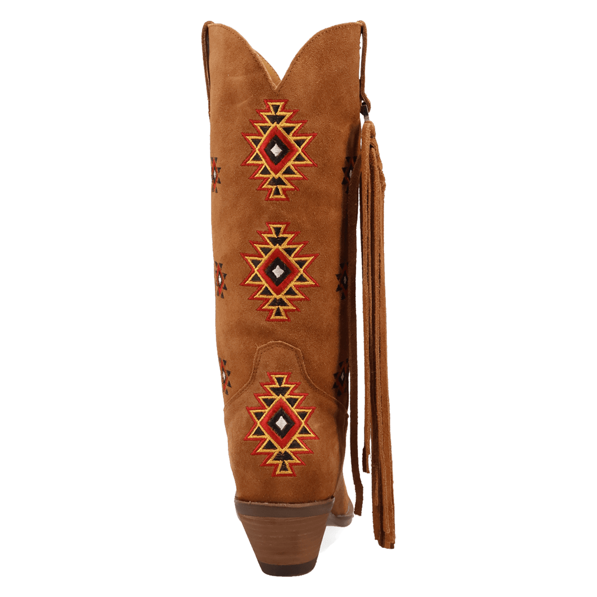 PRODUCT SHOT SWEET DREAMS LEATHER BOOT AT 180 DEGREE BACK ANGLE