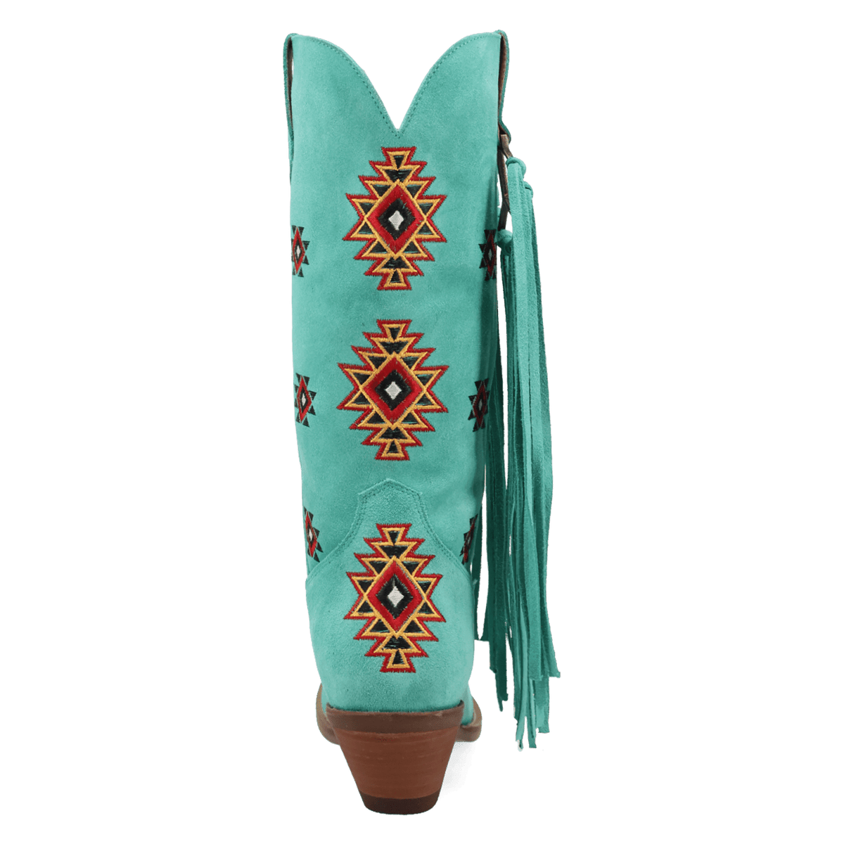 PRODUCT SHOT SWEET DREAMS LEATHER BOOT AT 180 DEGREE BACK ANGLE