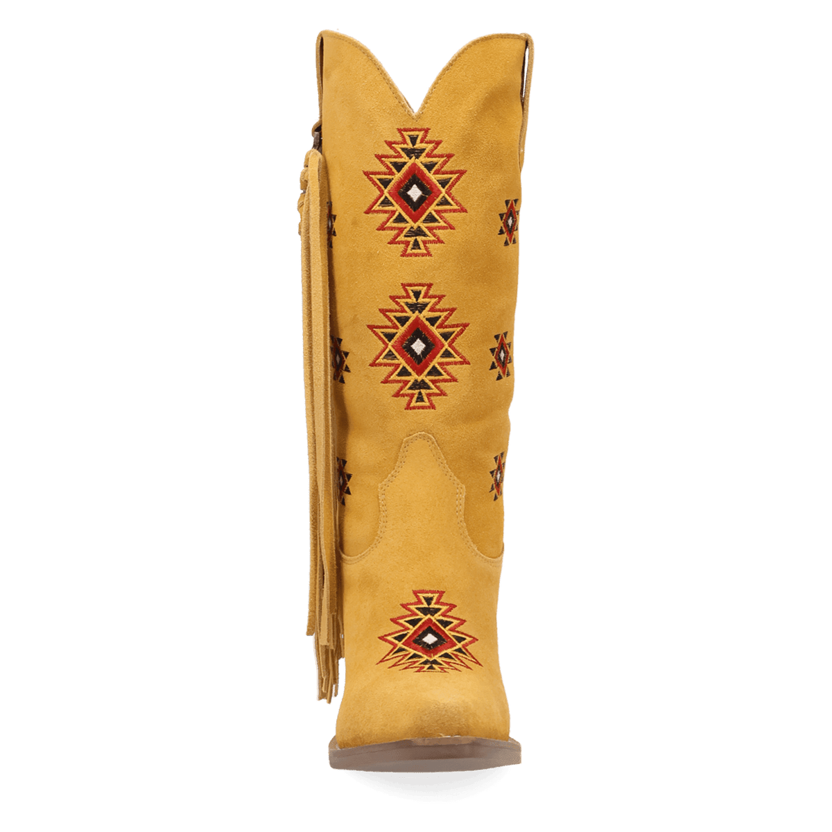 PRODUCT SHOT SWEET DREAMS LEATHER BOOT AT FRONT ANGLE
